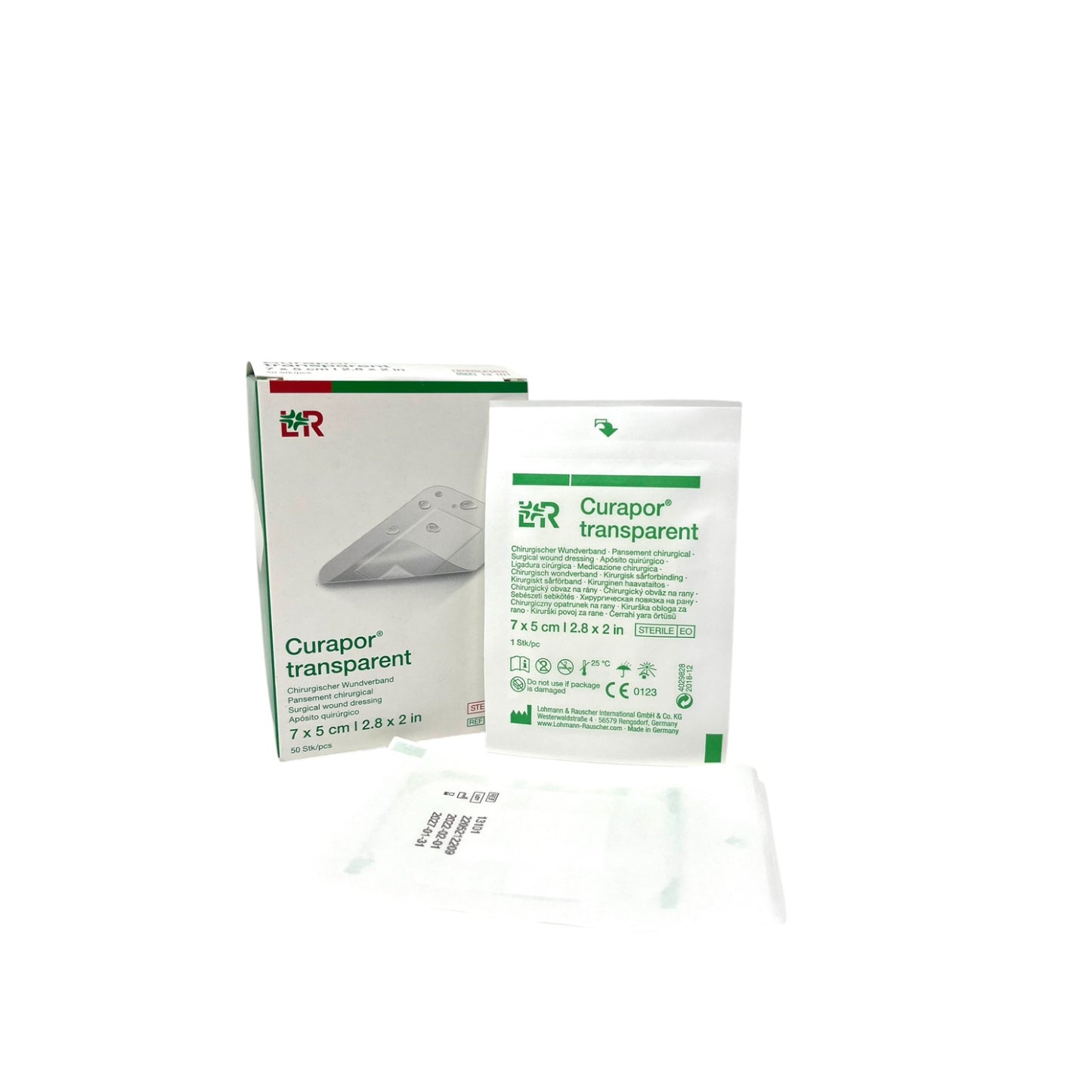 Lohmann & Rauscher Curapor transparent Wundverband steril, 7x5cm, 50 Stück