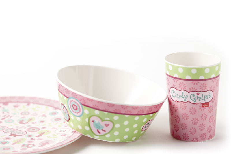 SIGIKID Melamin-Schüssel "Curly Girlies"