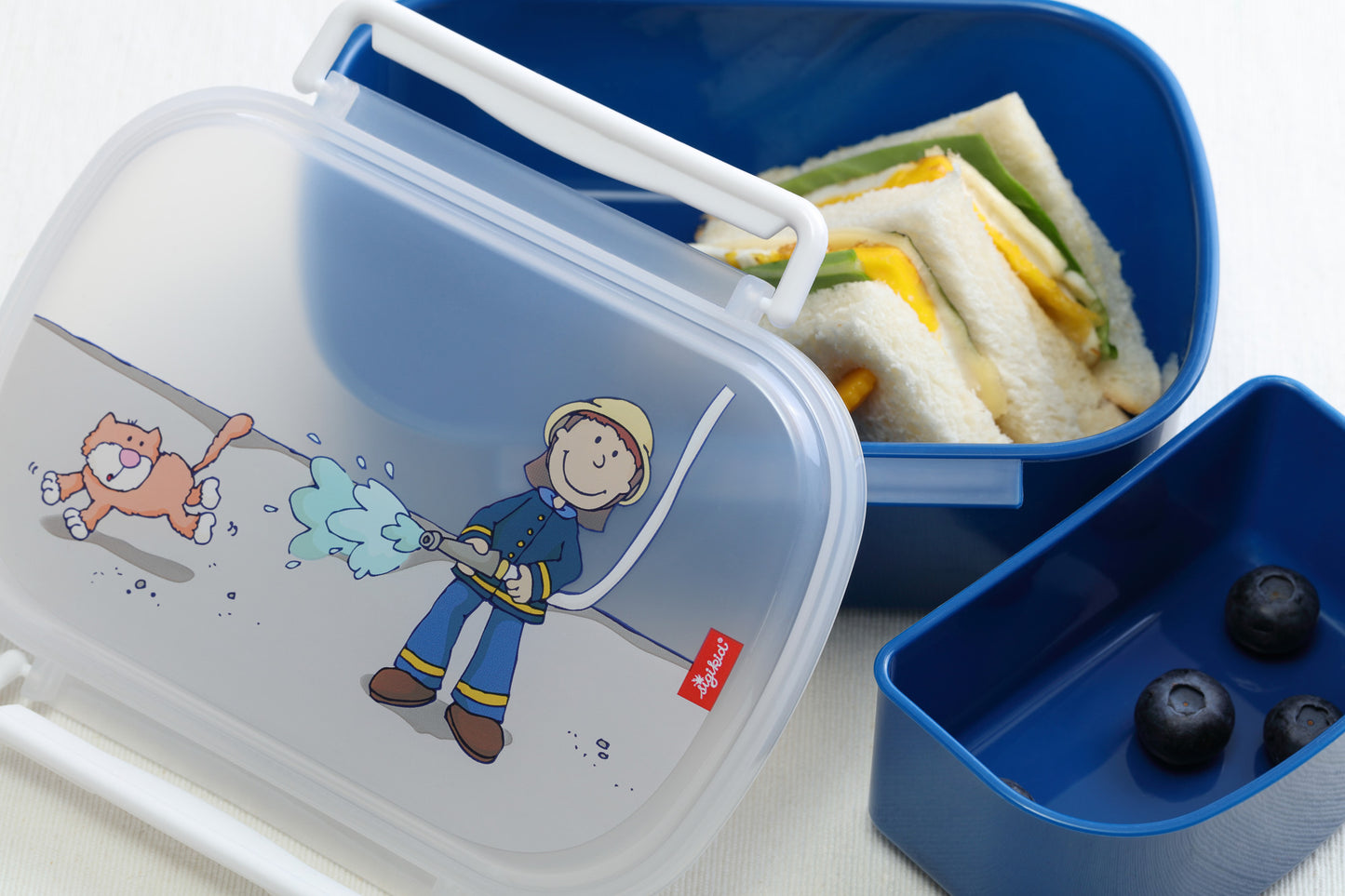 SIGIKID Brotzeitbox "Frido Firefighter" Feuerwehr