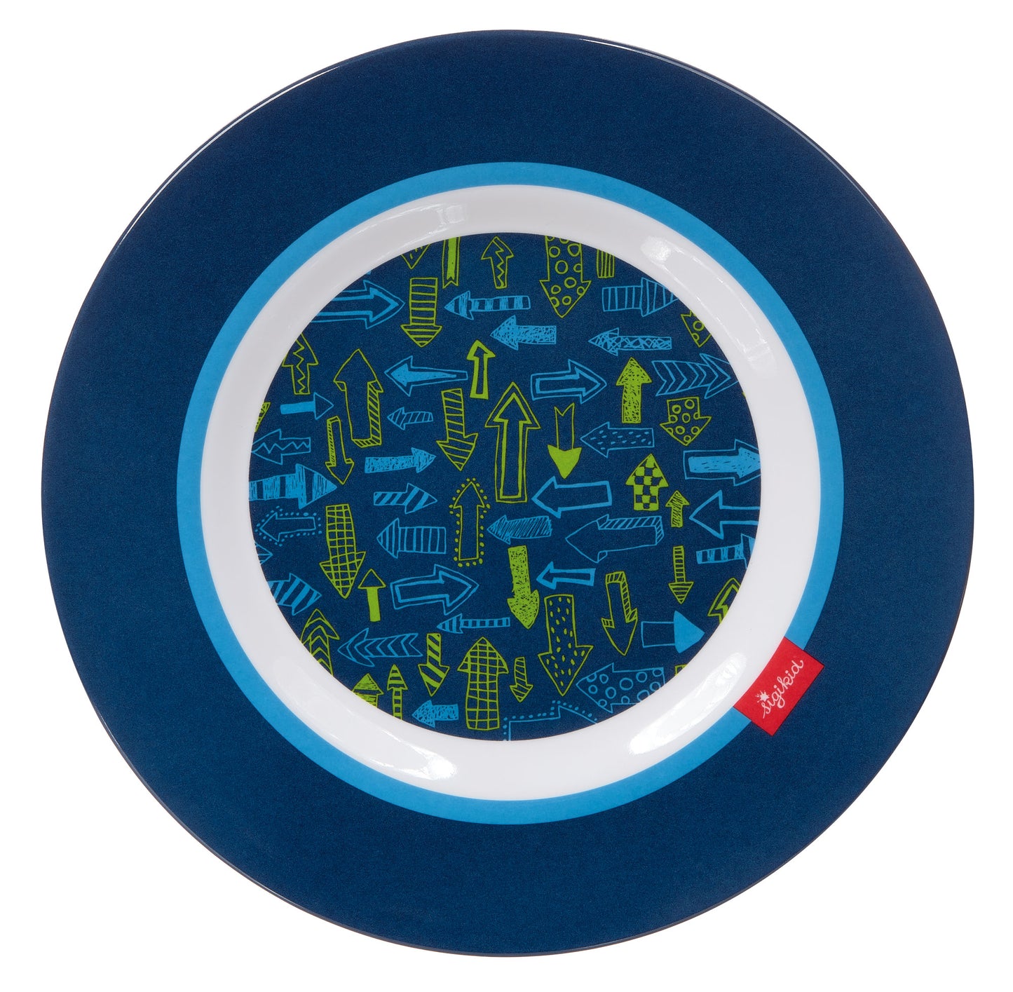 SIGIKID Melamin-Teller "Arrows"