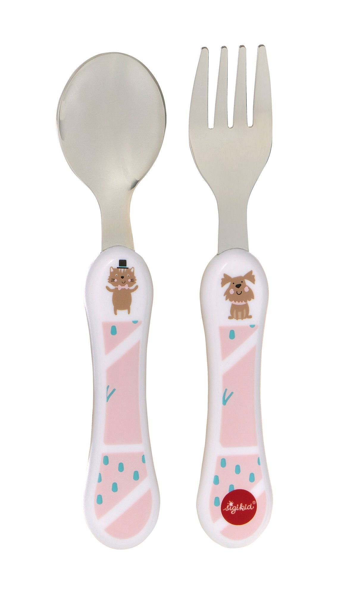 SIGIKID Melamin-Geschirrset Hund Rosa Geschenkset