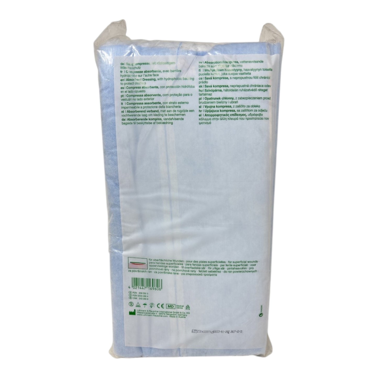 Lohmann & Rauscher Vliwazell® Saugkompresse 20 x 40 cm unsteril (25 Stück)