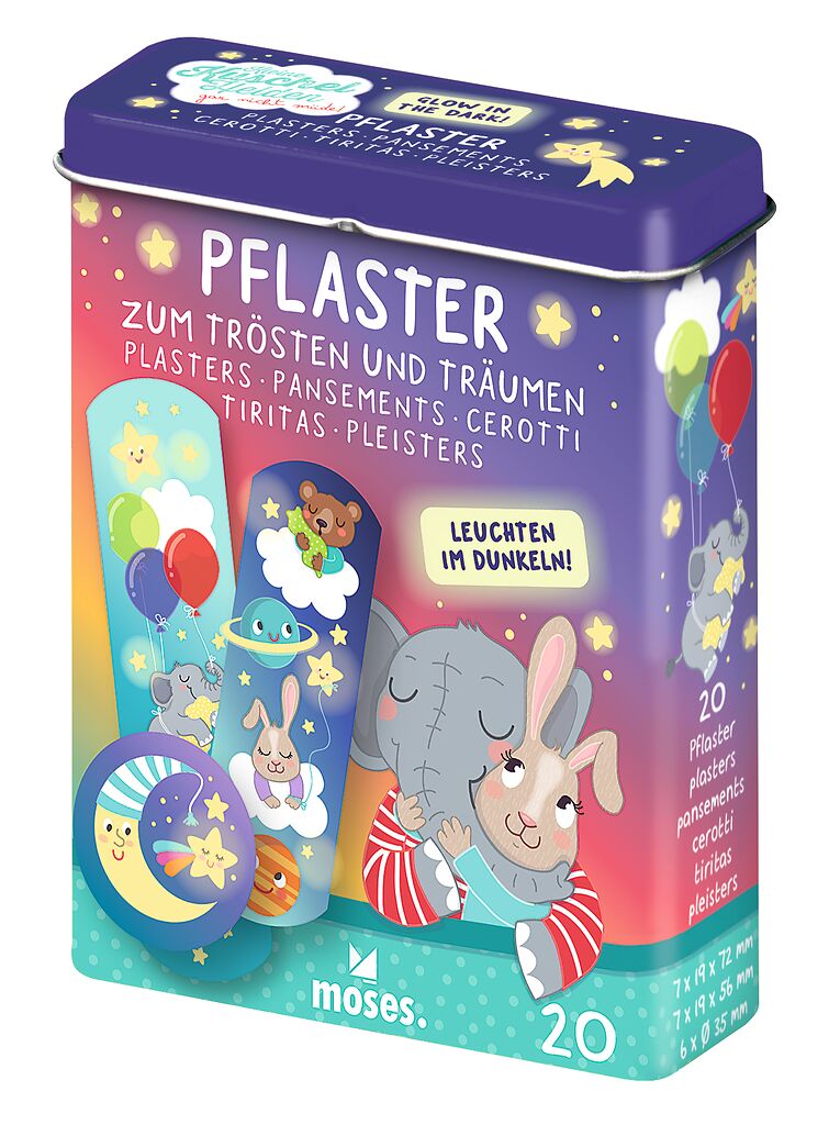MOSES Kleine Kuschelhelden Leuchtende Pflaster