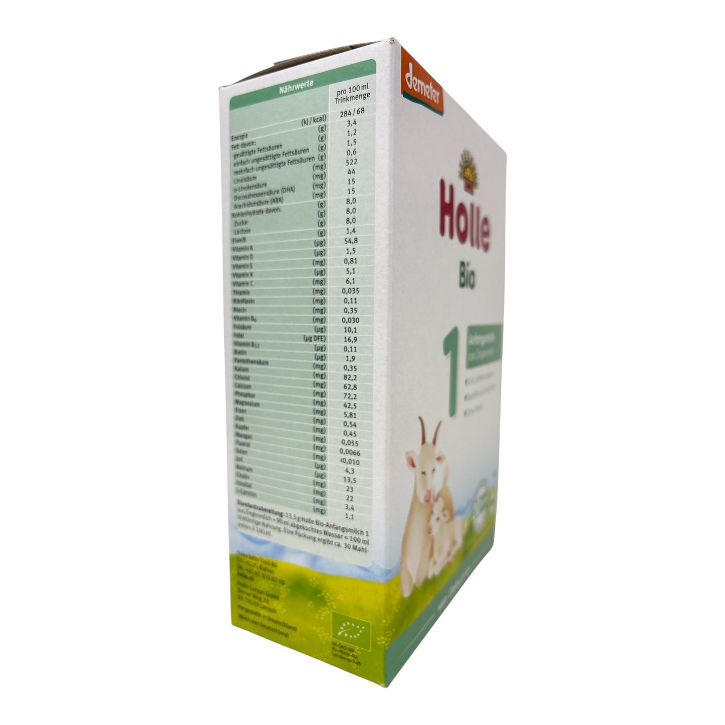 Holle Bio-Folgemilch 2 aus Ziegenmilch (nach dem 6. Monat)