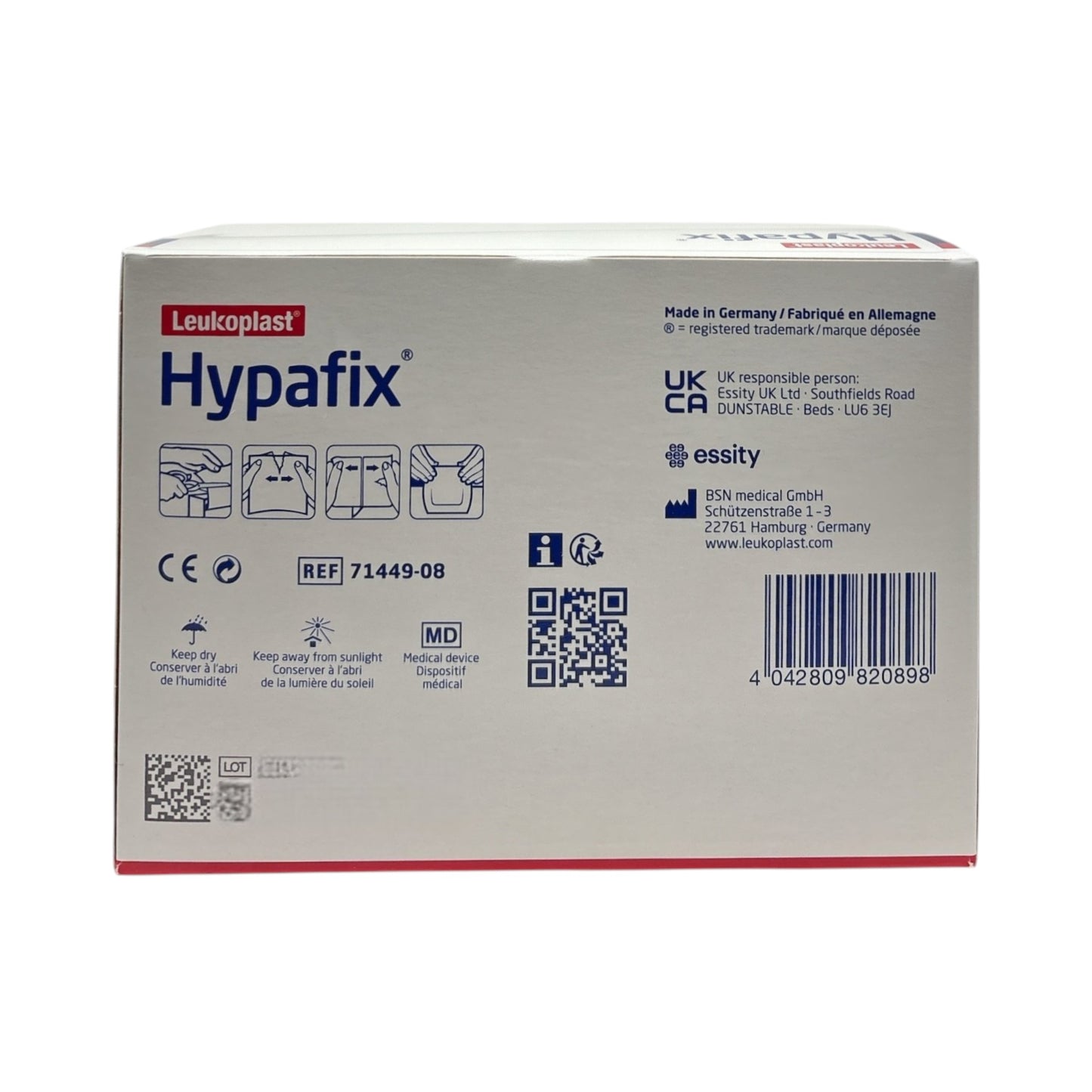 BSN Leukoplast Hypafix 15 cm x 20 m ohne Splitliner