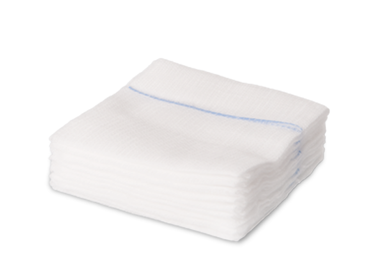 Lohmann & Rauscher Gazin Mullkompresse 7,5 x 7,5cm, 12fach, 17fädig unsteril