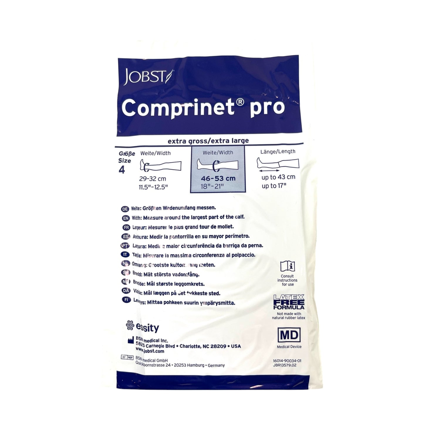 JOBST Comprinet Pro Strumpf Knielang Größen 1-4