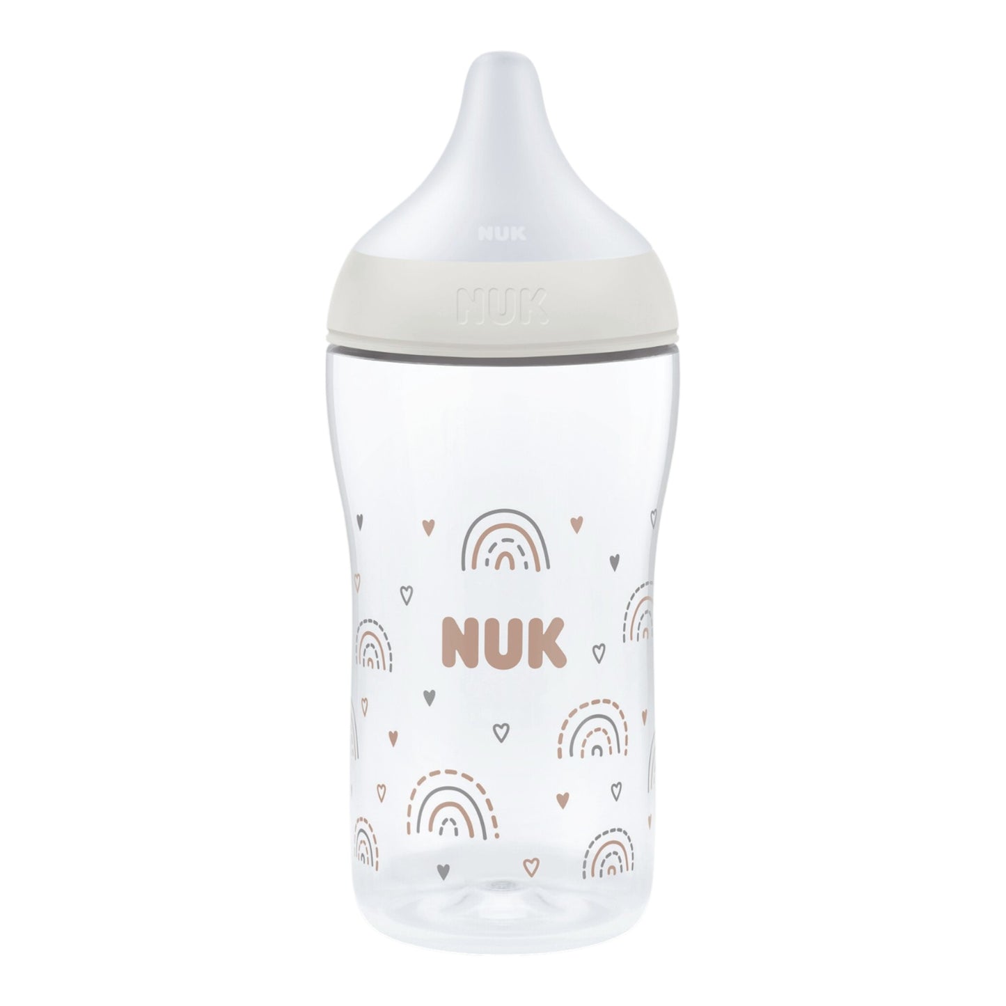 NUK Perfect Match 3er-Babyflaschen-Set "Regenbogen & Schafe" 260 ml