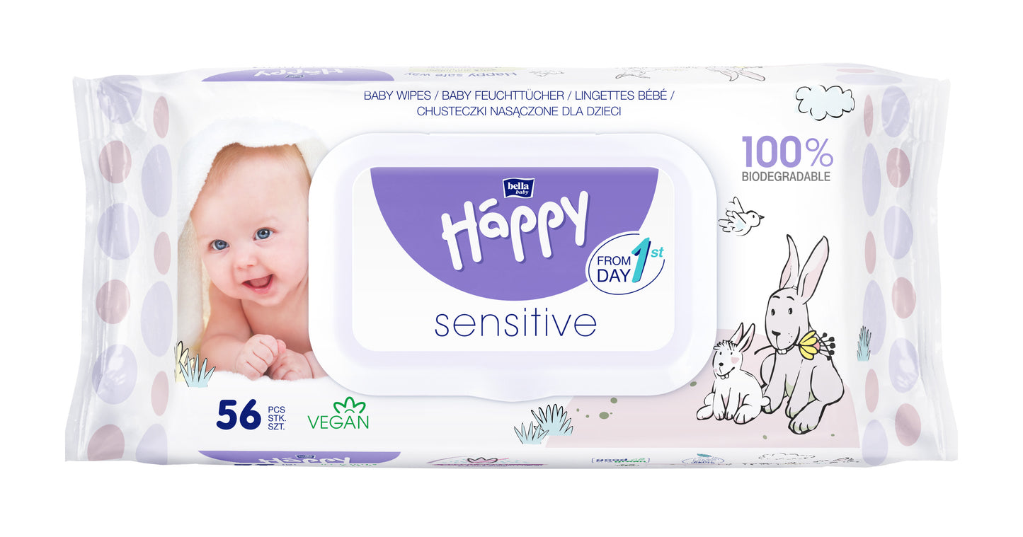 bella baby Happy Feuchttücher Sensitive mit Klickverschluss