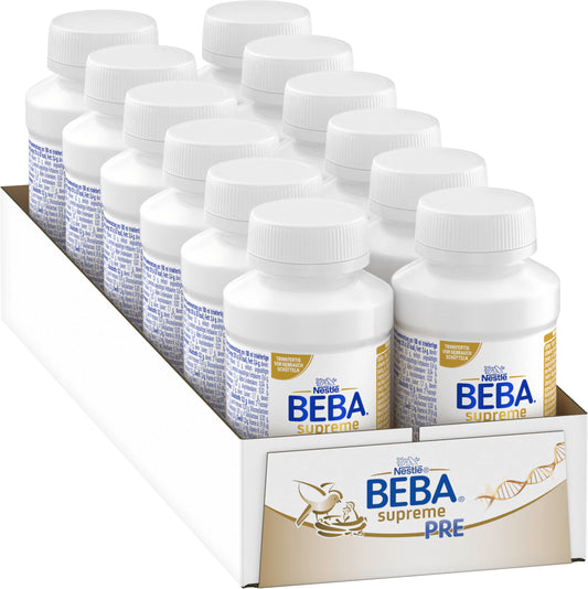 Nestlé BEBA Supreme PRE Anfangsmilch trinkfertig 12 x 200 ml(2,4L)