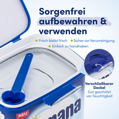 Humana PRE Anfangsmilch, von Geburt an 4 x 750g (3,kg)