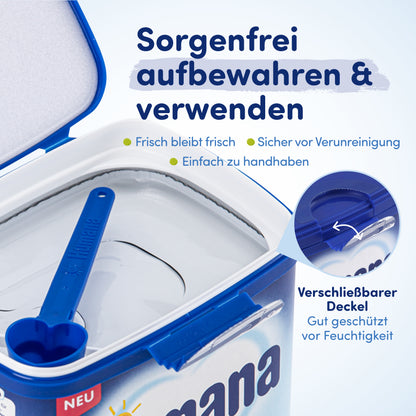 Humana 2 Folgemilch, nach dem 6. Monat, 4 x 750g (3 kg)