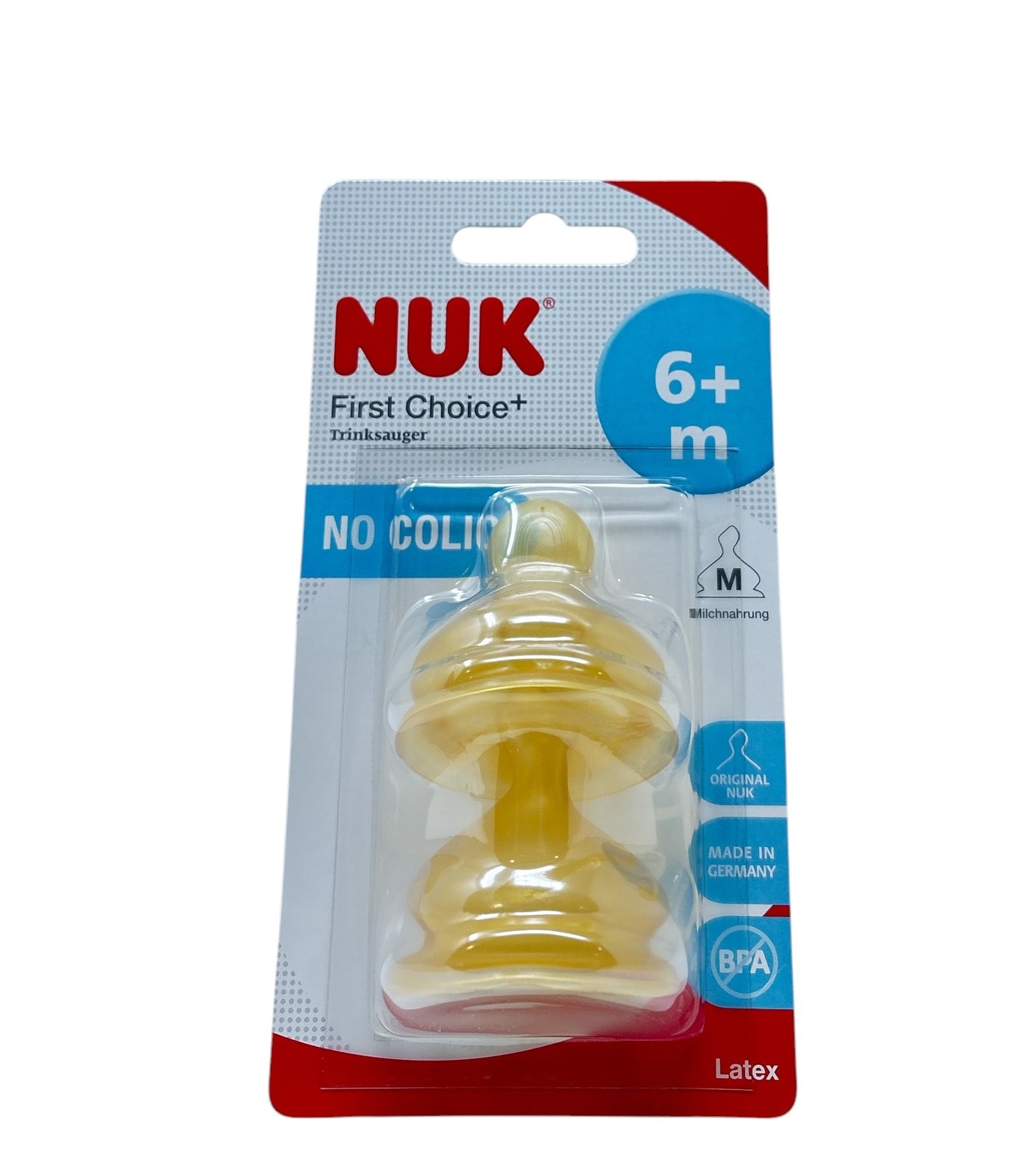 NUK First Choice Plus Latex-Trinksauger Gr.2 (M) 6-18 Monate