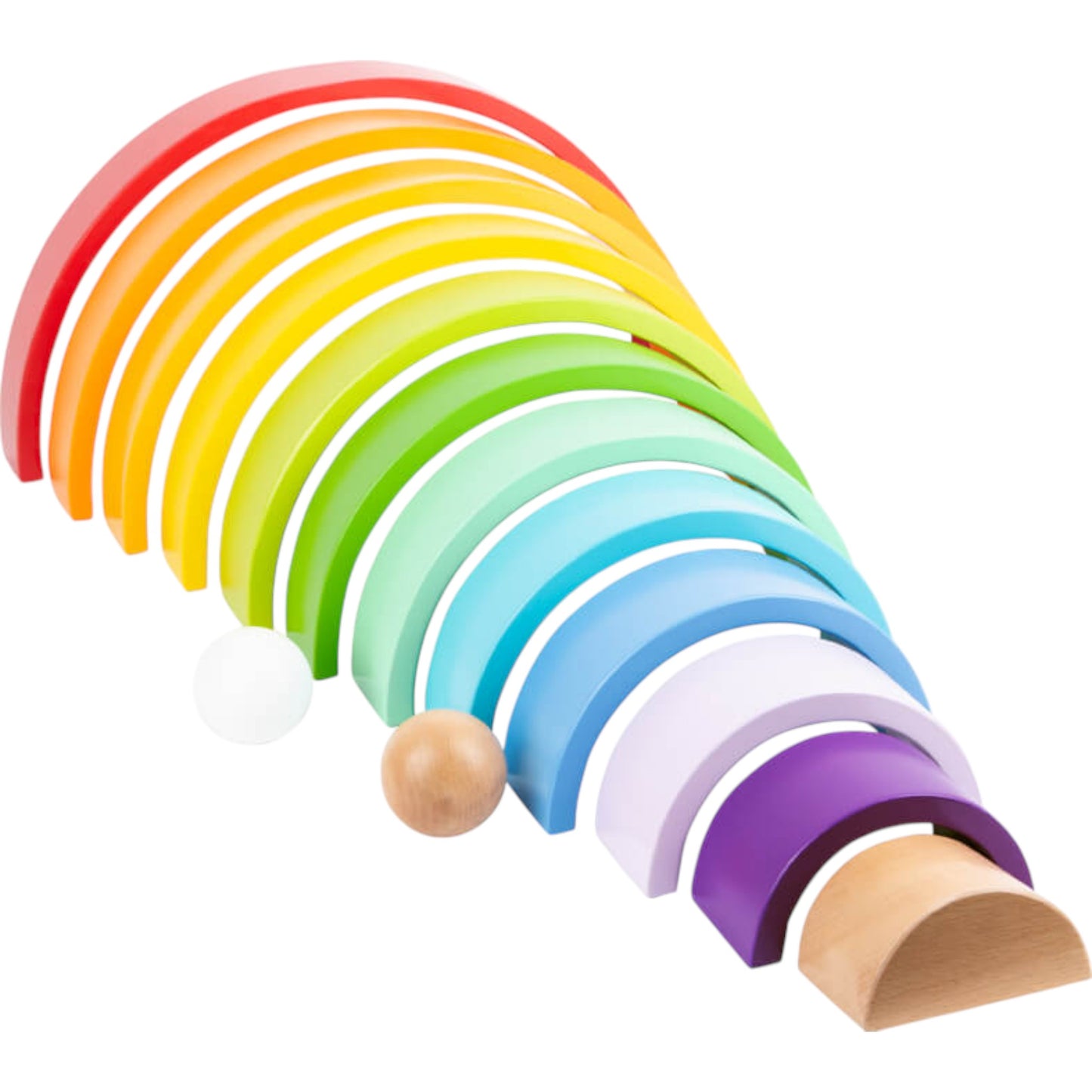 Small Foot XL Regenbogen Holzbausteine