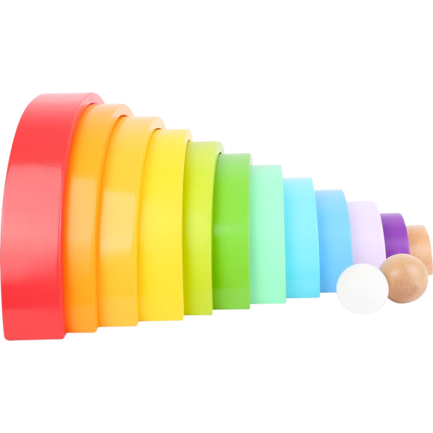 Small Foot XL Regenbogen Holzbausteine