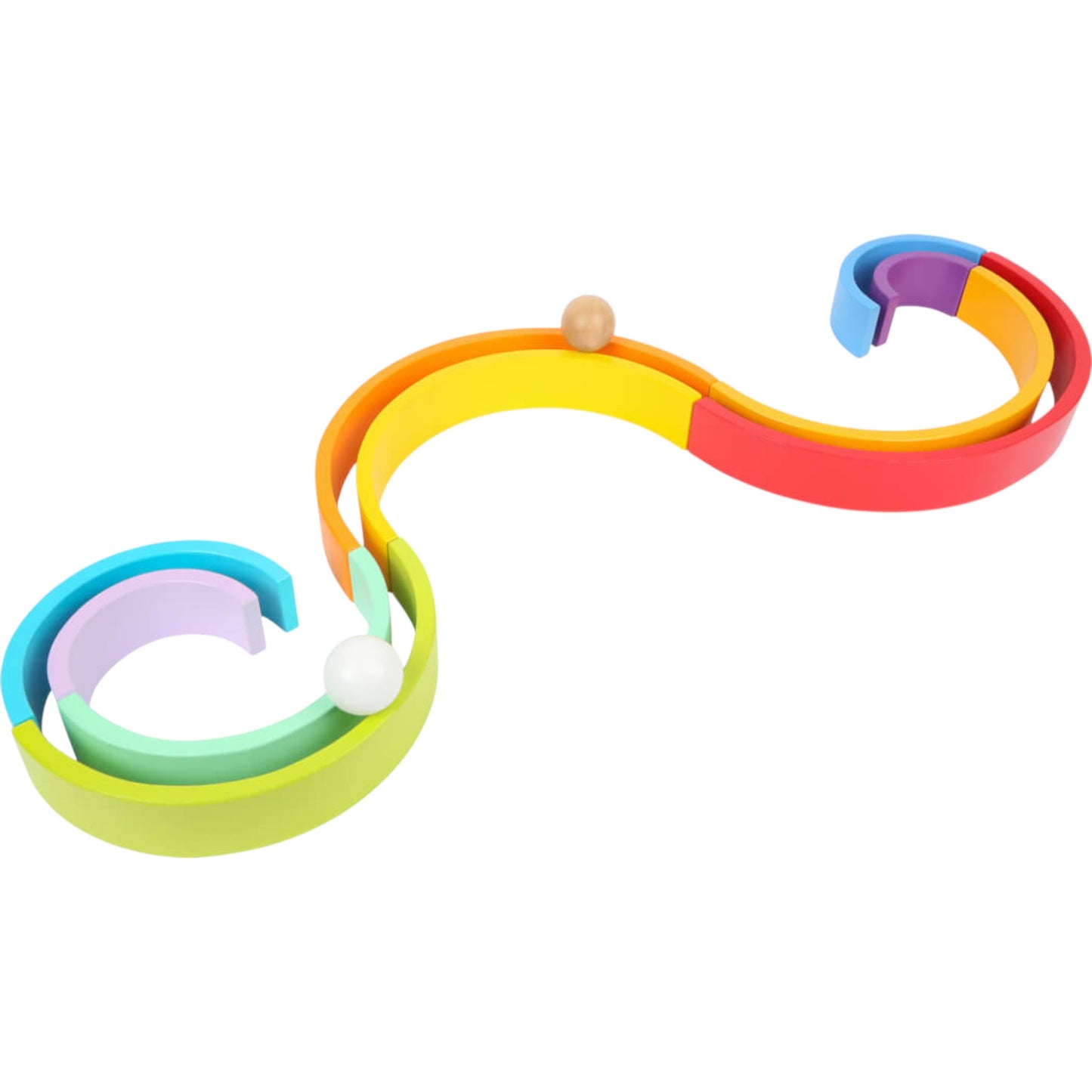 Small Foot XL Regenbogen Holzbausteine