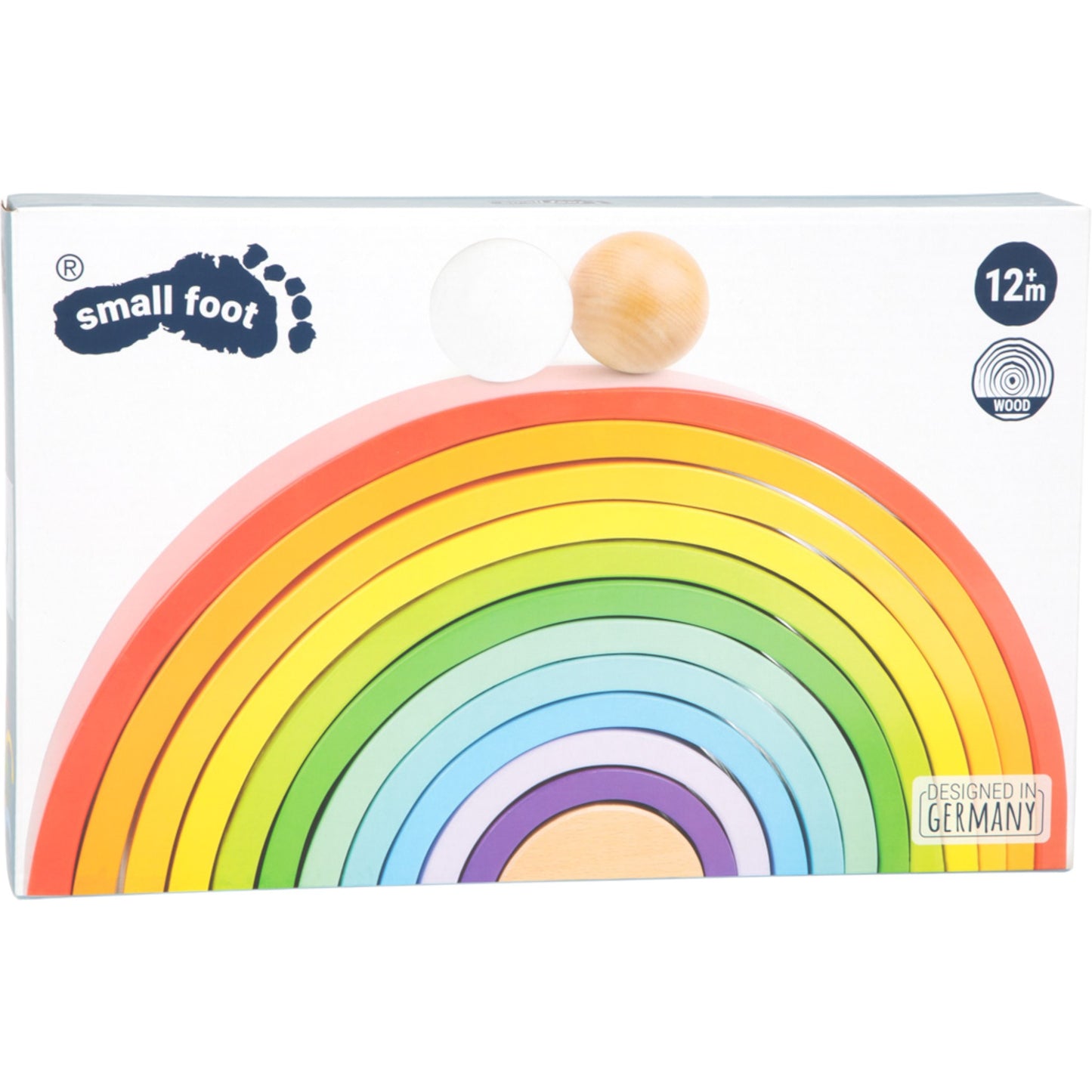 Small Foot XL Regenbogen Holzbausteine