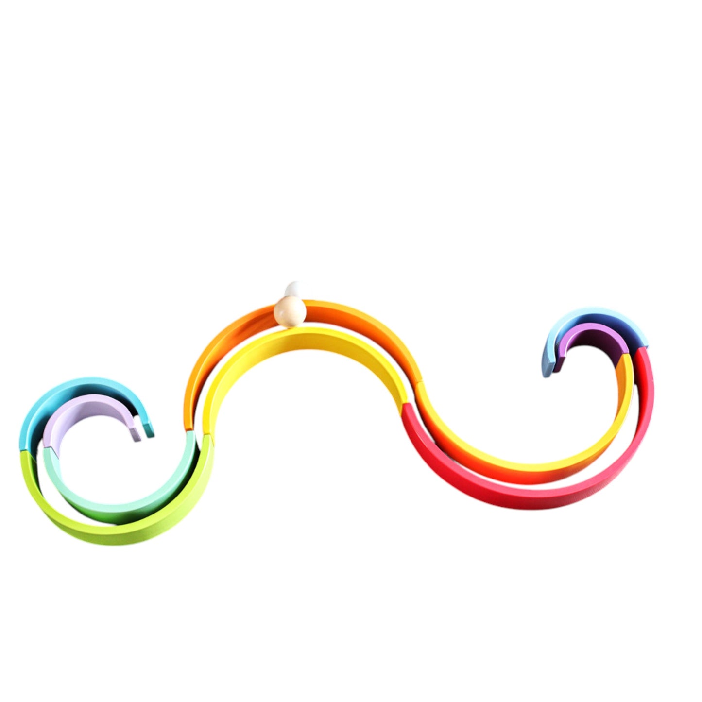 Small Foot XL Regenbogen Holzbausteine
