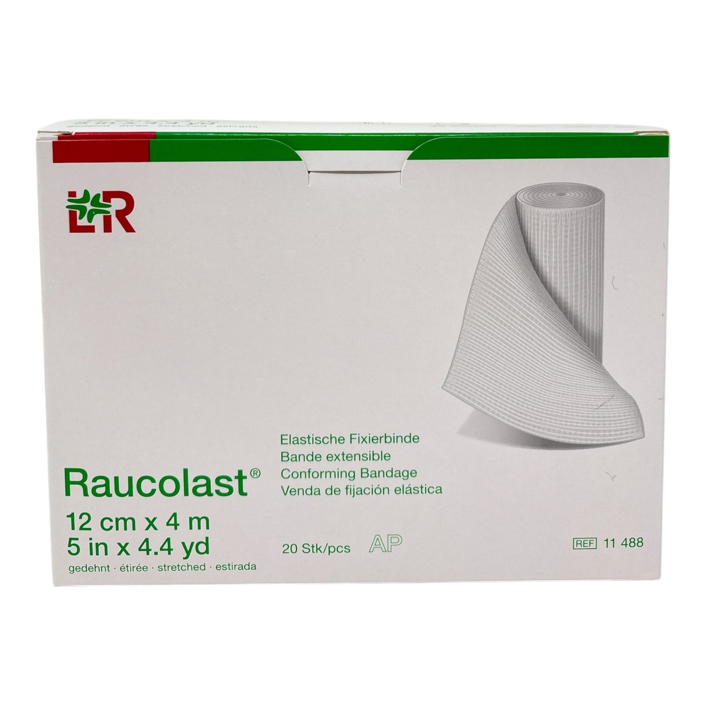 Lohmann & Rauscher Raucolast Elastische Fixierbinde 12 cm x 4 m (20 Stück)