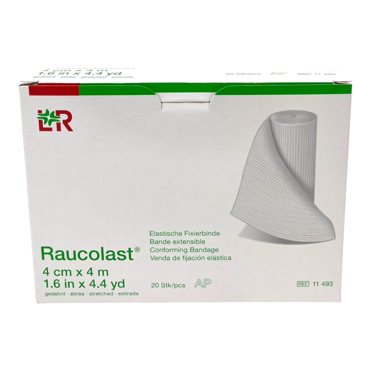 Lohmann & Rauscher Raucolast Elastische Fixierbinde 4 cm x 4 m (20 Stück)