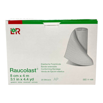 Lohmann & Rauscher Raucolast Elastische Fixierbinde 8 cm x 4 m (20 Stück)