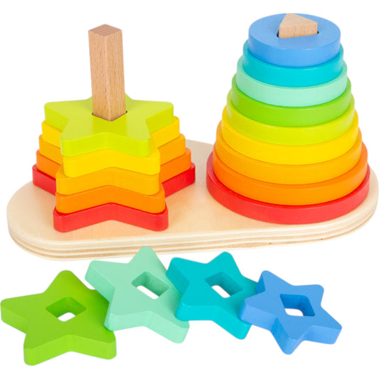 Small Foot Regenbogen Motorik-Steckspiel