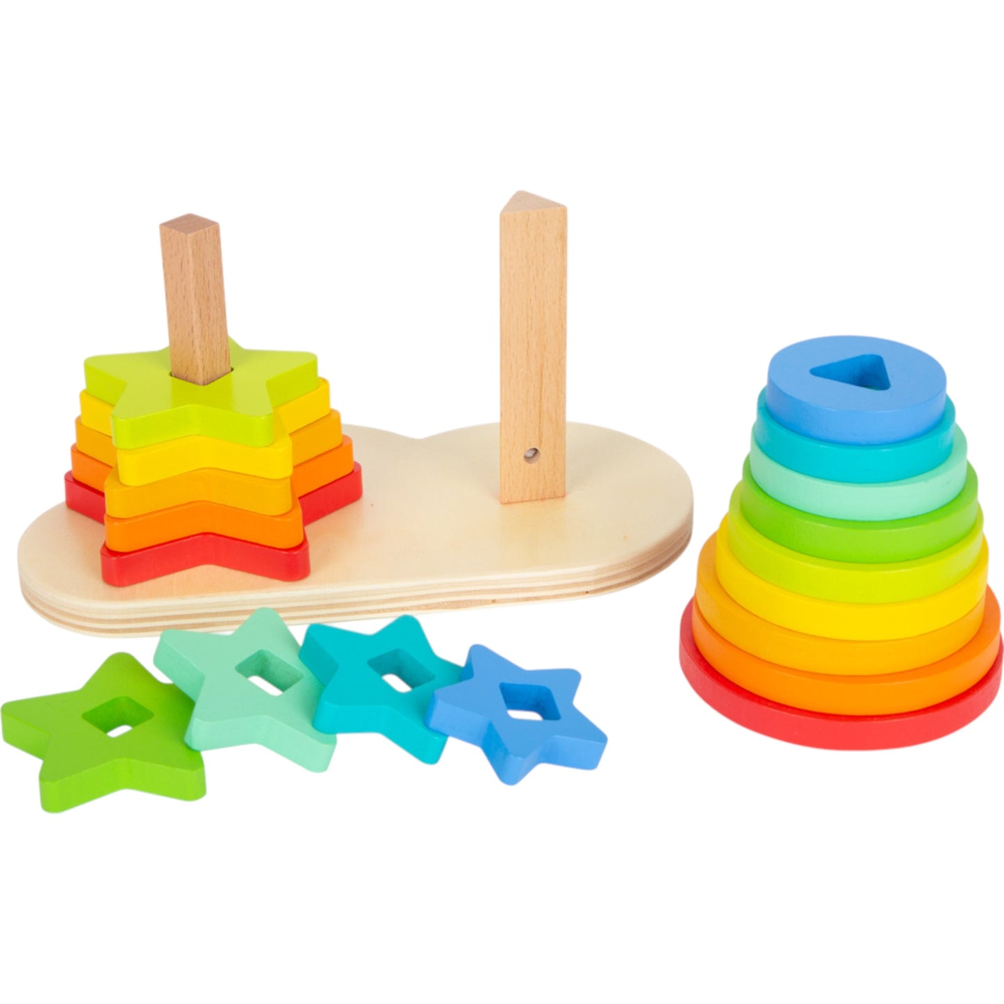 Small Foot Regenbogen Motorik-Steckspiel