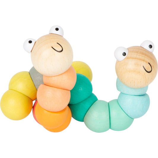 Small Foot Motorikspielzeug Raupe Pastell (#HM)