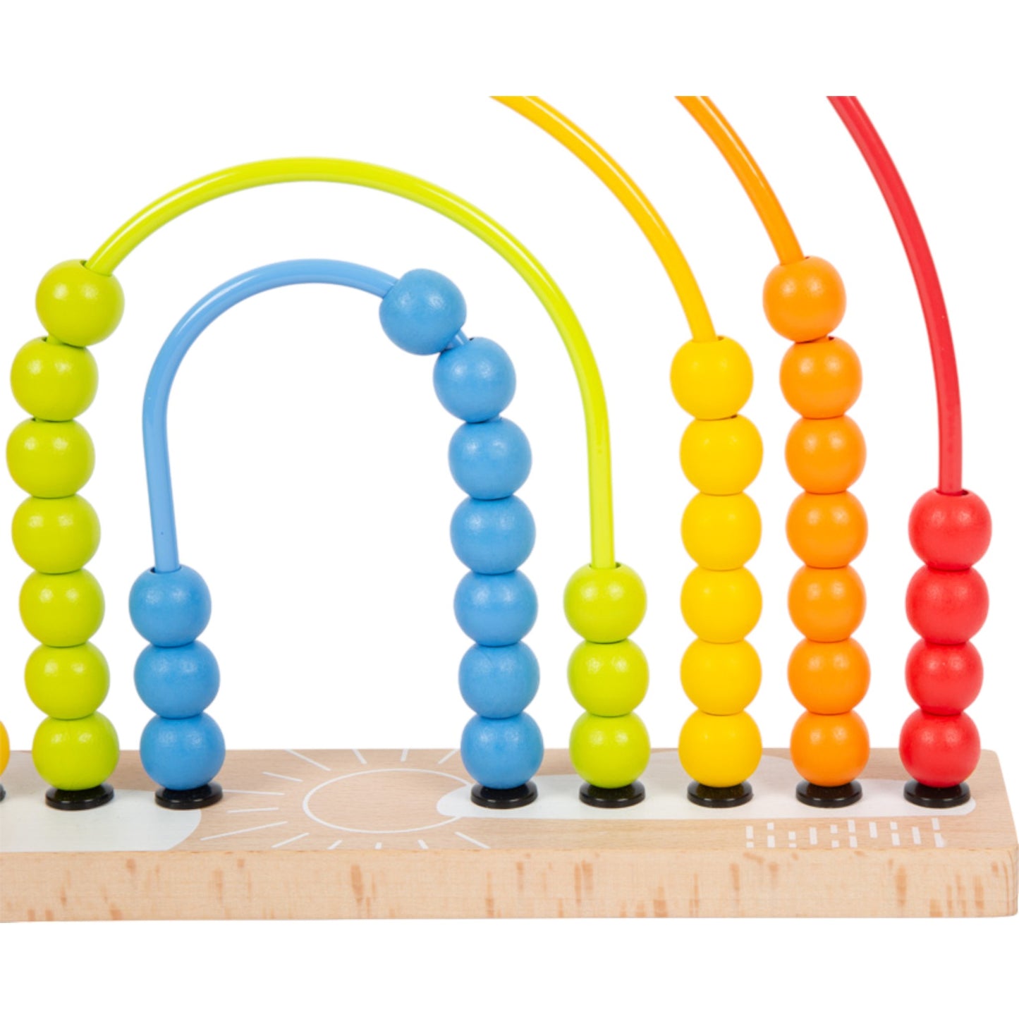 Small Foot Motorikschleife "Rechenschieber" und Abakus Regenbogen