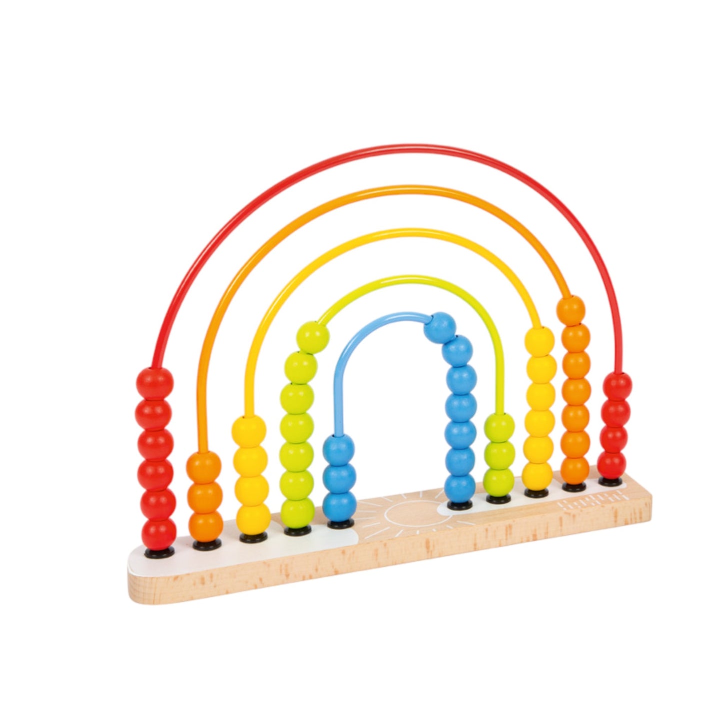 Small Foot Motorikschleife "Rechenschieber" und Abakus Regenbogen