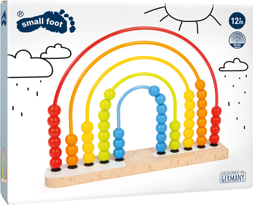 Small Foot Motorikschleife "Rechenschieber" und Abakus Regenbogen