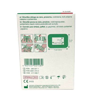 Lohmann & Rauscher Curapor transparent Wundverband steril, 7x5cm, 50 Stück