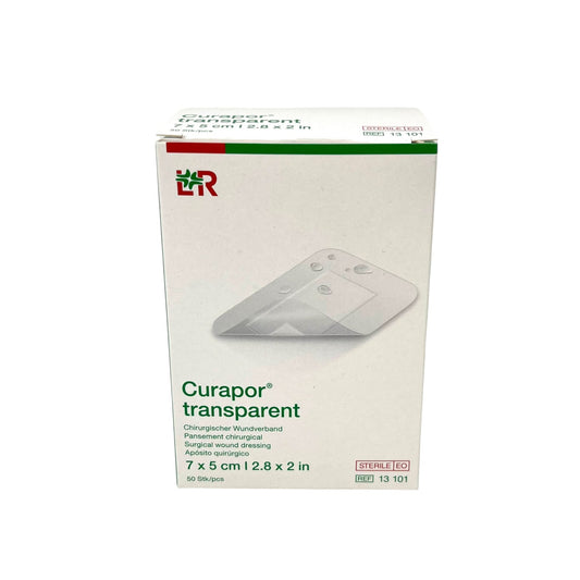 Lohmann & Rauscher Curapor transparent Wundverband steril, 7x5cm, 50 Stück