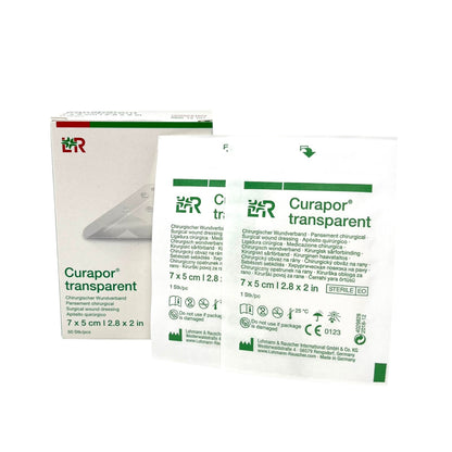 Lohmann & Rauscher Curapor transparent Wundverband steril, 7x5cm, 50 Stück