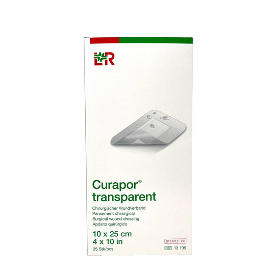 Lohmann & Rauscher Curapor transparent Wundverband steril, 10x25cm, 25 Stück