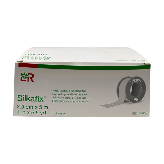 Lohmann & Rauscher Silkafix® Heftpflaster 2,5 cm x 5 m (12 Spulen)
