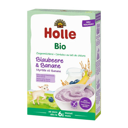 Holle Bio-Milchbrei Blaubeere und Banane aus Ziegenmilch 200g