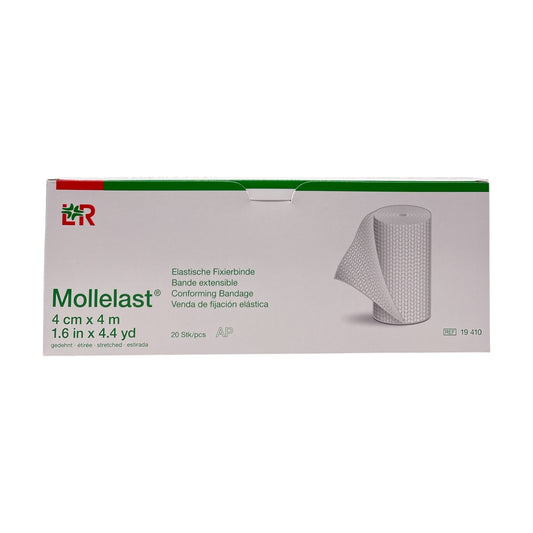 Lohmann & Rauscher Mollelast® Fixierbinde, elastisch, weiß, unsteril (4cmx4m)