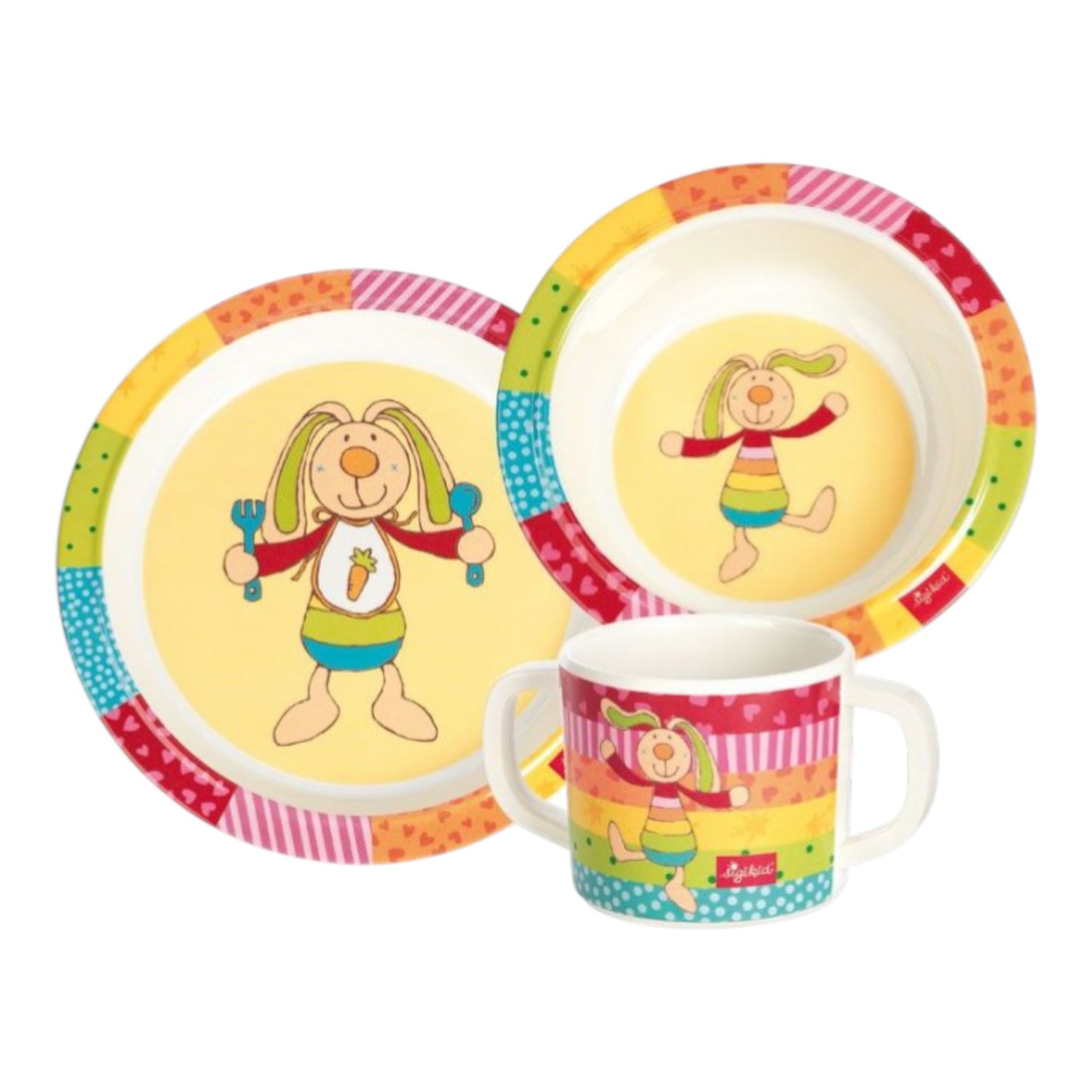 SIGIKID Kinderteller "Rainbow Rabbit"