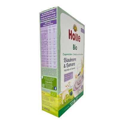 Holle Bio-Milchbrei Blaubeere und Banane aus Ziegenmilch 200g