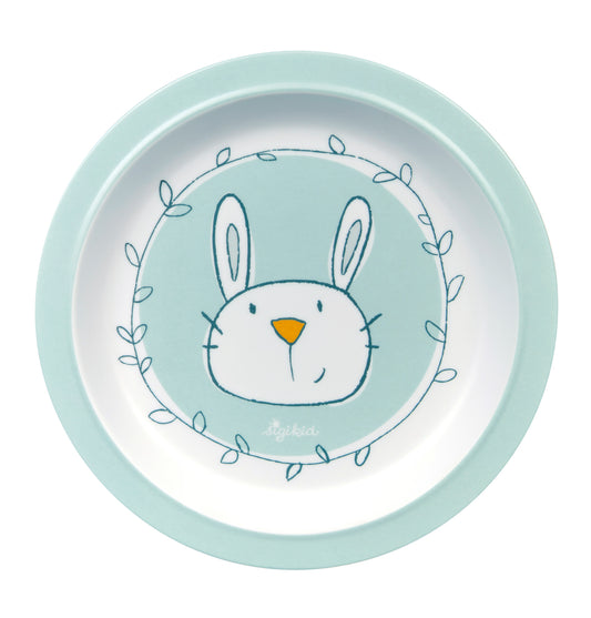 SIGIKID Melamin-Teller "Hase" Mint