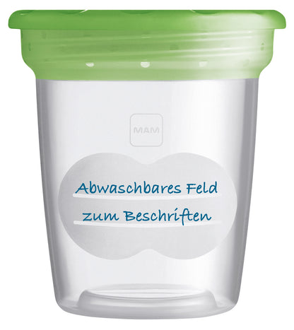 MAM Aufbewahrungsbecher – für Muttermilch (5 Stück)