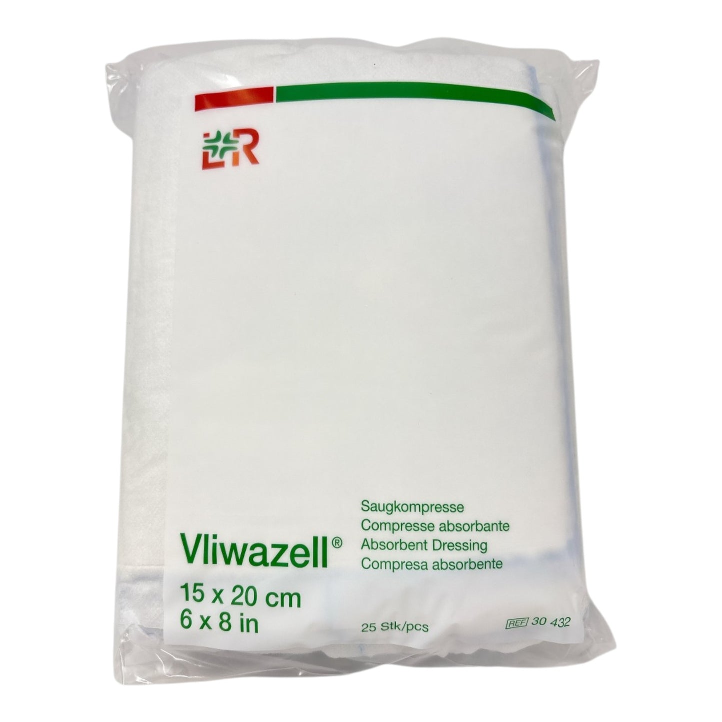 Lohmann & Rauscher Vliwazell® Saugkompresse 15 x 20 cm unsteril (25 Stück)