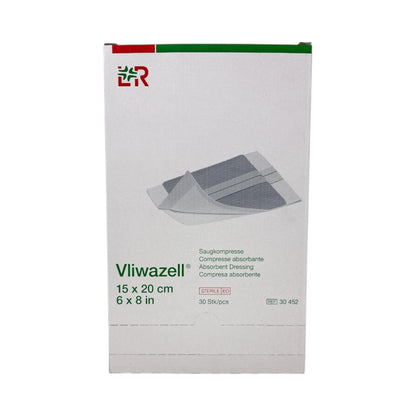 Lohmann & Rauscher Vliwazell® Saugkompresse 15 x 20 cm steril (30 Stück)