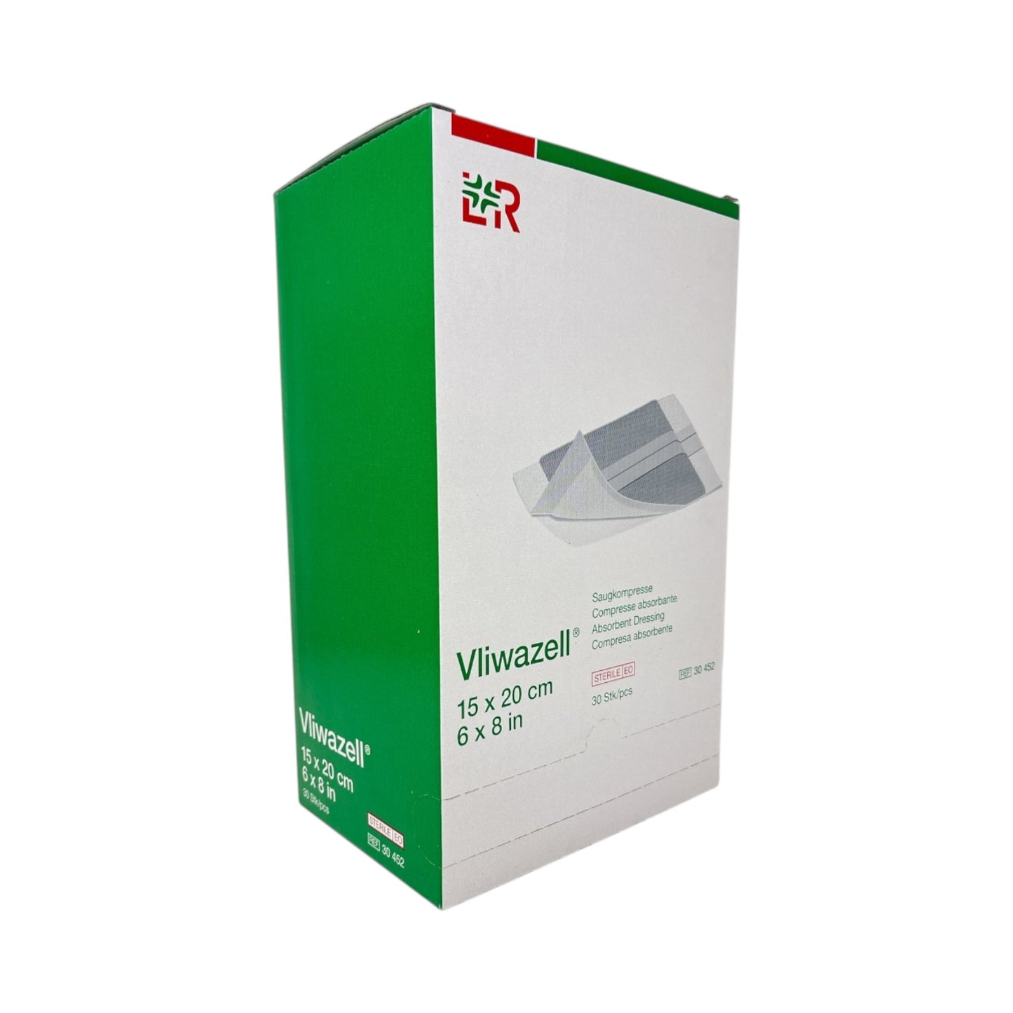 Lohmann & Rauscher Vliwazell® Saugkompresse 15 x 20 cm steril (30 Stück)