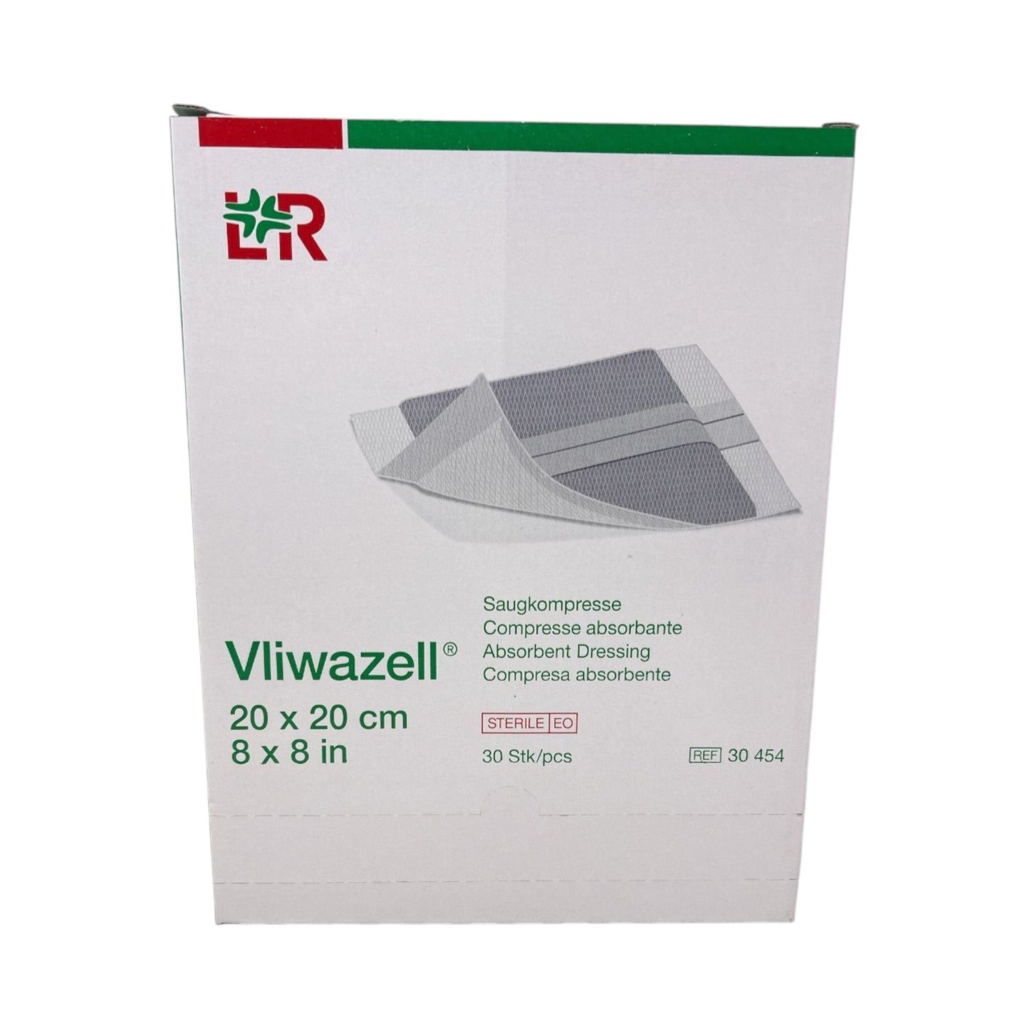 Lohmann & Rauscher Vliwazell® Saugkompresse 20 x 20 cm steril (30 Stück)