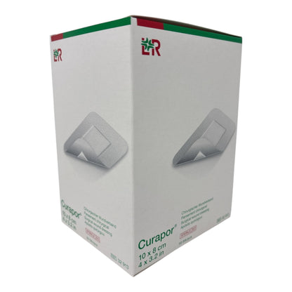 Lohmann & Rauscher Curapor chirurgischer Wundverband STERIL, 10 x 8 cm (50 Stück)