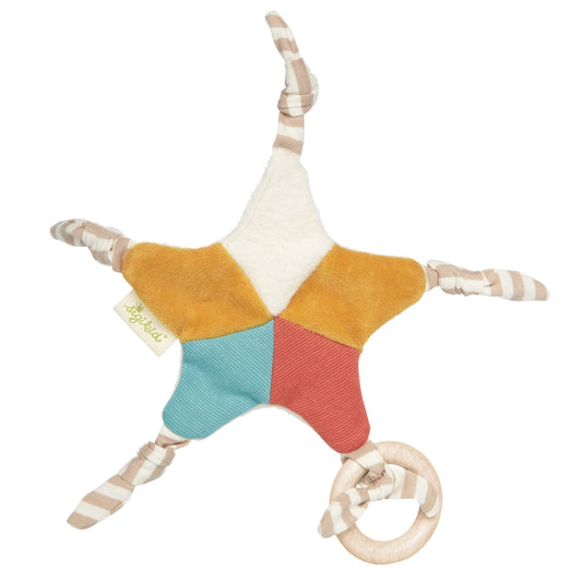SIGIKID Baby Schnuffeltuch Stern, Green Collection