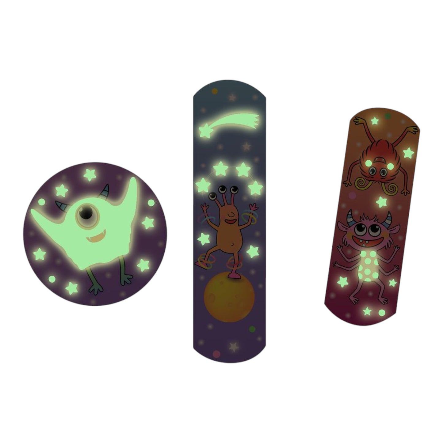 MOSES Monster Nachtleuchtende Pflaster