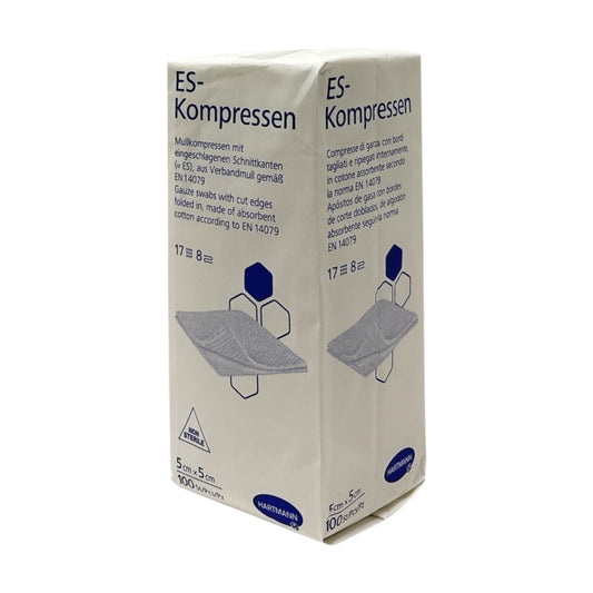 Hartmann ES-Kompressen 5cmx5cm 8-fach unsteril 100 Stück